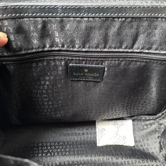 Kate Spade Camden Way Palermo Black Leather Satchel/Shoulder Bag - EUC - Picture 6 of 15